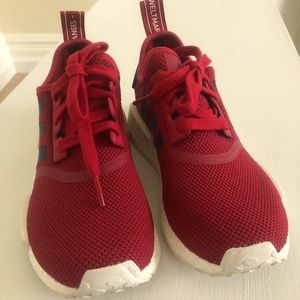Red adidas sneaker in great condition.